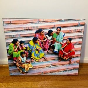 LADIES ON STEPS – Lotus Temple – New Delhi, India
